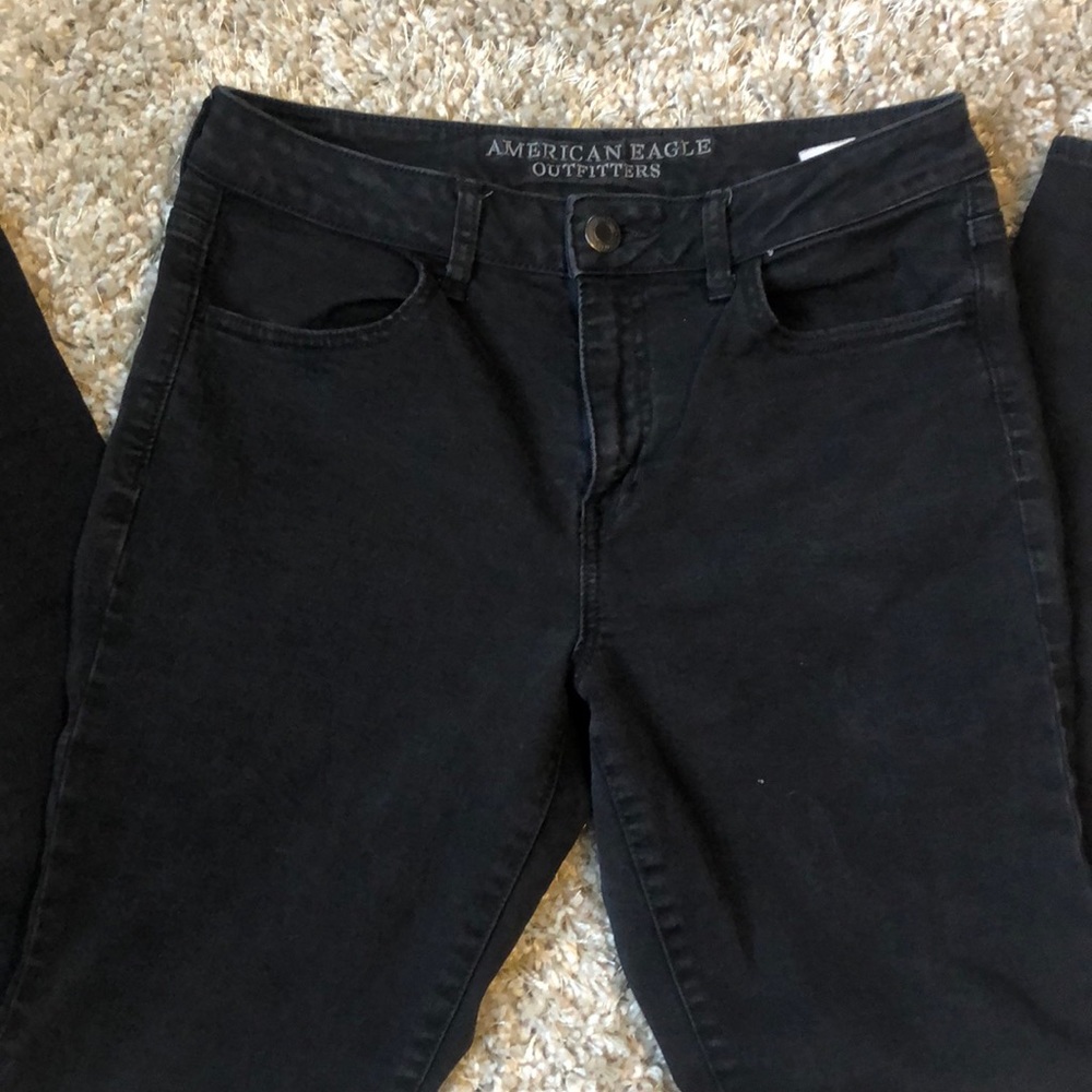 American Eagle black jeggings